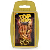 Winning Moves Awesome Animals Top Trumps Card Game (English)