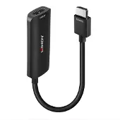 Lindy 38329, 0,157 m, HDMI-tyyppi A (vakio), DisplayPort, Uros, Naaras, Suora
