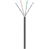 Microconnect Cat5e UTP 100m -verkkokaapeli, musta