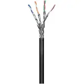 Microconnect Cat6 S/FTP 100m -verkkokaapeli, musta