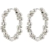 Pilgrim Solidarity Recycled Medium Bubbles Hoops - Gold - ONE SIZE