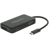 DeLOCK 63929 Usb C -monitoimiporttisovitin