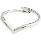 Pilgrim Lulu Recycled Stack Ring - Silver - ONE SIZE