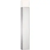LCD Linus-pylväsvalaisin ruostumattomasta teräksestä Linus, Alumiini/harmaa/sinkki, Ruostumaton teräs, Moderni
