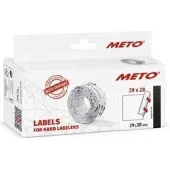 Meto Price labels 29x28 white 5 rls/1000