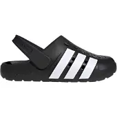Adidas Puukengät & Crocs-jalkineet 'Adilette 2.0' musta / valkoinen