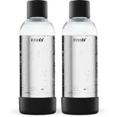 MySoda Juomapullo 1 L, 2 kpl, musta