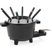 Princess 173110 -fonduesetti, 800 W, 1,5 L, musta