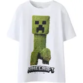Name it Paita 'NKMNORAN MINECRAFT' harmaa / vihreä / musta / valkoinen