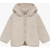 Huttelihut Villafleecetakki Merino + Korvat, Camel Melange, 86