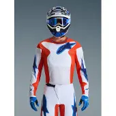 Alpinestars Fluid Grid MX-pusero Oranssi/Valkoinen/Sininen Miehet, size L