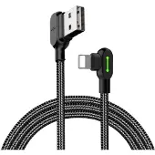 Mcdodo KAKSIPUOLINEN 90 KULMASSA OLEVA LED-KAAPELI IPHONE 11 12 13 14 LED-LAITTEILLE 3M