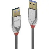 Lindy USB 3.0 Type A -kaapeli - Cromo Line - 5m - Korkea suorituskyky ja esteettisyys - Siirto jopa 5Gbit/s