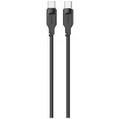 Usams USB-C-kaapeli USB-C 100W 1,2m portti DisplayPort Fast Charging Lithe Series musta/musta SJ567USB01(US-SJ567)