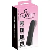 Sweet Smile Smile - ladattava minivibraattori - vedenpitävä - musta