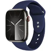 Crong Liquid Band - Apple Watch 42/44 mm Strap (navy blue)