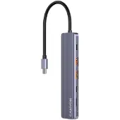 Canyon HUB DS-17 6-in-1 4k USB-C harmaa