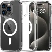 Tech-Protect iPhone 16 Pro Max Flexair Magneettinen Hybridikotelo - Läpinäkyvä