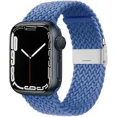 Crong Braided Wave Band for Apple Watch 42/44/45 mm blue
