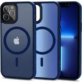 Tech-Protect iPhone 12/12 Pro Magmat Kotelo - MagSafe-yhteensopiva - Musta / Kirkas