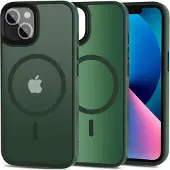 Tech-Protect iPhone 13 Magmat Kotelo - MagSafe-yhteensopiva - Matta Vihreä