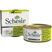 Schesir | Märkäruoka koirille | 150 g tölkki - Kanaa ja omenaa hyytelössä 150 g