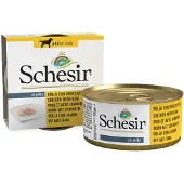 Schesir | Märkäruoka koirille | 150 g tölkki - Kanaa ja kinkkua hyytelössä 150 g