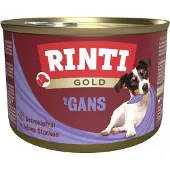 Rinti | Gold | Märkäruoka koirille - 185 g tölkki - Hanhi 185 g