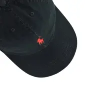 Ralph Lauren unisex for kids. 323552489005 Black cotton chino cap (OSFA), Casual, children's fashion