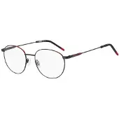 HUGO BOSS Hugo HG 1180 53/19/145 Matte mustat punaiset metallikehykset MIEHILLE HG 1180