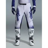 Alpinestars Supertech Scenz Crossihousut Valkoinen/Sininen Miehet, size 38