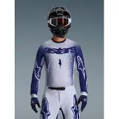 Alpinestars Supertech Scenz MX-pusero Valkoinen/Sininen Miehet, size XL