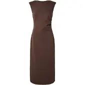 Y.A.S Yaspina Sl Long Dress Noos - Brown - M