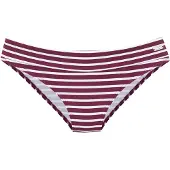 Venice beach Bikinihousut viininpunainen / valkoinen