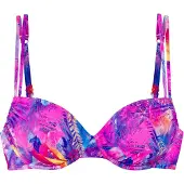 Venice beach Bikinitoppi sininen / pastellinsininen / curry / tumma pinkki