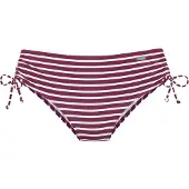 Venice beach Bikinihousut viininpunainen / valkoinen