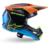 Alpinestars -M3 Fray Crossikypärä Musta/Oranssi/Keltainen unisex, size S