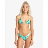 Billabong Salty Waves Rev Mini Slide Tri - Green - XS