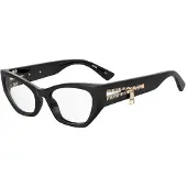 Moschino MOS632 53/19/140 mustat polyamidikehykset naisten silmälasit MOS632