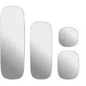 Muuto Framed peili Harmaa-kirkas, 150x50 cm