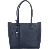 PICARD Pure Olkalaukku Nahka 34 cm Sininen