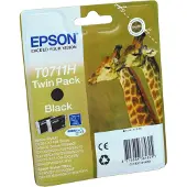 Epson Eps T0711 High Musta Ink Cart. Twinpack