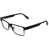 Lacoste L2318 55/18/145 Matte mustat metalliset silmälasit MIEHILLE L2318