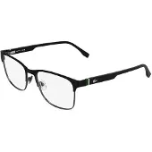 Lacoste L2319 57/18/150 Matte mustat metalliset silmälasit MIEHILLE L2319