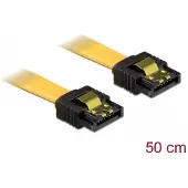 DeLOCK 0.5m SATA Cable, 0,5 m, Keltainen (82477)