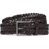 Calvin Klein Warmth Buckle Woven 35Mm Fixed - - Brown - 100