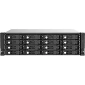 Qnap – 16-bay 3U SAS 12Gbps JBOD exp unit RPSU (TL-R1620SEP-RP)