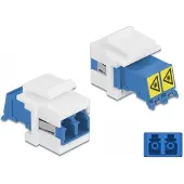 DeLOCK 86834, Tasainen, Sininen, Valkoinen, LC, LC, Naaras, Naaras