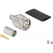 DeLOCK 90030, TNC, Nikkeli, 75 Ω, Hopea, 14,5 mm, 25,5 mm