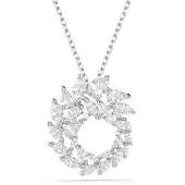 Swarovski Riipus 'MESMERA' hopea / valkoinen